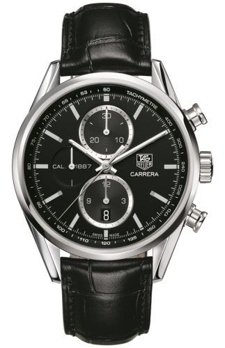 TAG Heuer Carrera Calibre 1887 41 Stainless Steel / Black / Alligator